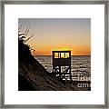Sunrise At Nauset Beach Framed Print