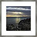 Sunrise In Hdr Framed Print