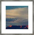 Sunset At The Canyonlands Framed Print