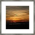 Sunset In Pastels Framed Print
