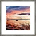 Sunset Newport Framed Print