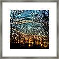 Sunset On The Saucon Trail Framed Print