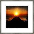 #sunset Framed Print