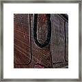 Sunshine On Rust Framed Print