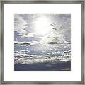 Sunspot Clouds Framed Print