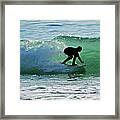 Surfing Framed Print