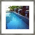 Swimming Pool ! 🏊 Framed Print