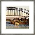 Sydney Harbour Bridge At Dawn Framed Print