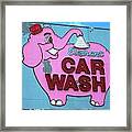 Tacoma Elephant Car Wash Framed Print