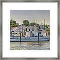 Tangier Island Docks Framed Print