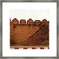 Tapae Gate In Chaing Mai In Thailand Framed Print