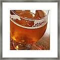 Tasty Glass Of Beer Framed Print