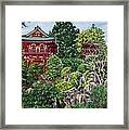 Tea Garden Framed Print