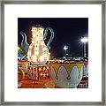 Tea Pot And Cups Ride Framed Print