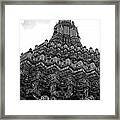Temple Pillar Framed Print