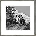 Texas Railroad Bridge Framed Print