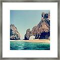 The Beautiful Arches In Cabo San Lucas Framed Print