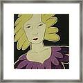 The Blonde Framed Print