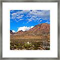 The Chisos Mountains Big Bend Texas Framed Print