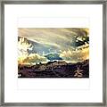The Clouds Trying To Engulf Mt. Fuji Framed Print