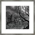 The Dark Mansion Framed Print