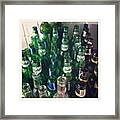 The Empty Bottle After Party (cleaning) Framed Print
