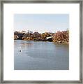 The Erie Canal Crossing The Genesee River Framed Print