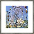 The Ferris Wheel At Atlantic City Framed Print