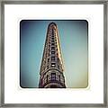 The Flatiron Building. #nyc Framed Print