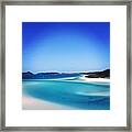 The Hill Inlet 👌 Framed Print