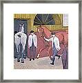 The Horse Mart Framed Print