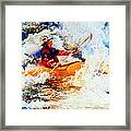 The Kayak Racer 19 Framed Print