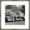 The Land Rover Graveyard Framed Print