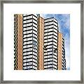 The Loneliness Of The Skyscraper Window Cleaner Framed Print
