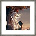 The Lonely Ghost Of October Framed Print