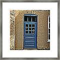 The Old Blue Door Framed Print