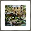 The Old Mill In Spring Framed Print