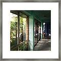 The Passageway Framed Print