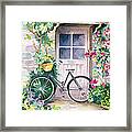 The Pleasure Of Biking In England Framed Print