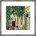 The Red Door Framed Print