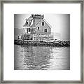 The Rockland Breakwater Light Framed Print