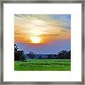 The Sky Was Drunk Framed Print