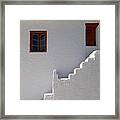 The Steps And The Window Framed Print