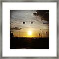 The Sunset In Highlands Is Always Framed Print