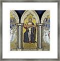 The Trinity With Angels Framed Print