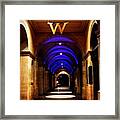 The W, London #w #travel #london Framed Print