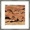 The Wave From Inside Framed Print