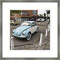 There She Is Again #vw #volkswagen Framed Print