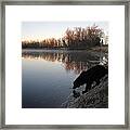 Thirsty In November Framed Print