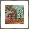 Three Birdies Framed Print